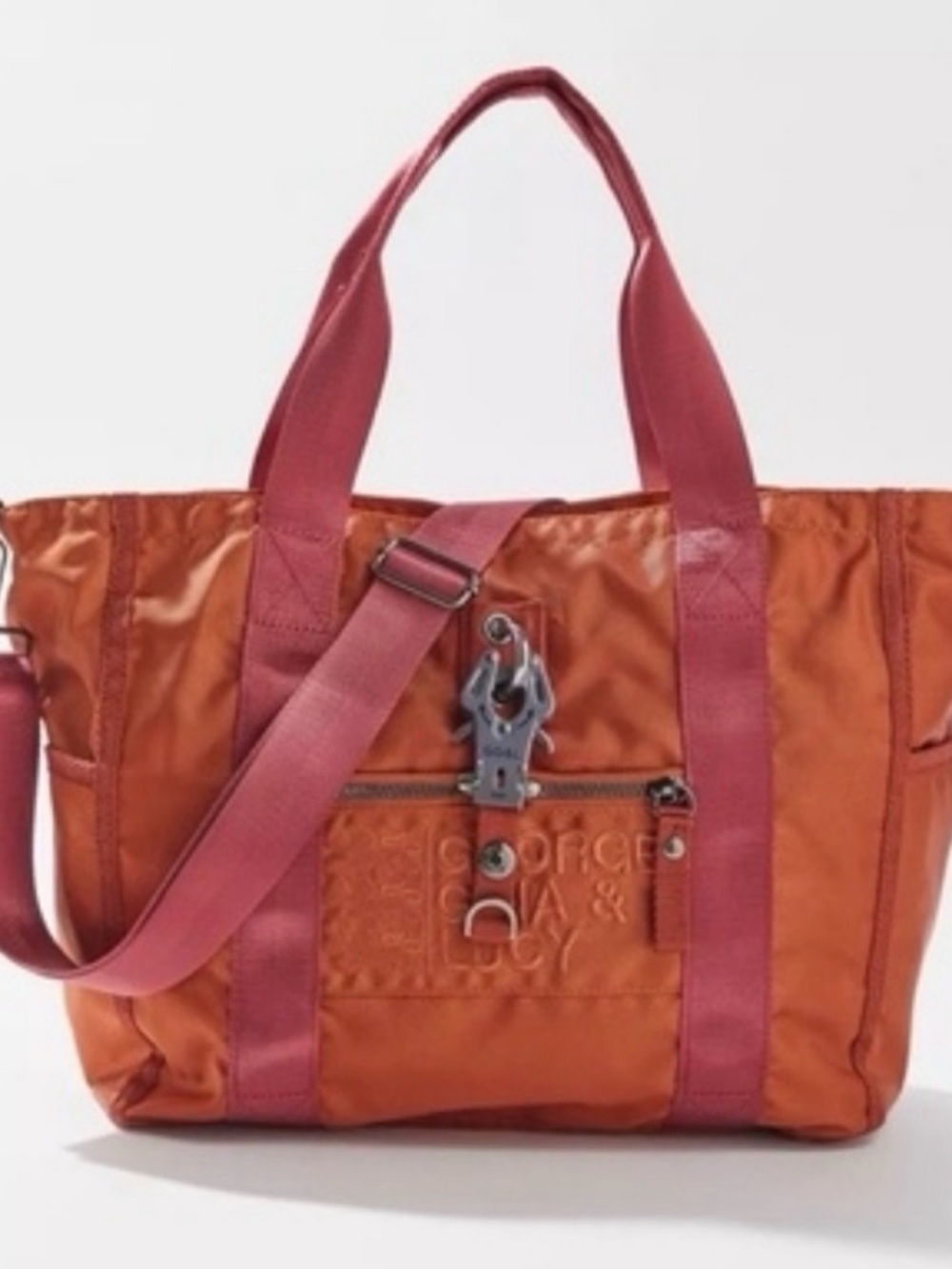 NWT George Gina & Lucy Rust Orange Bag with Straps